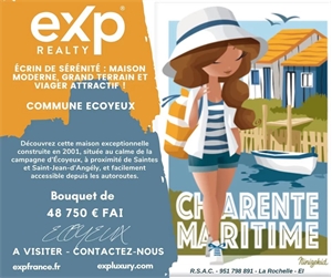 maison à la vente -   17770  ECOYEUX, surface 133 m2 vente maison - UBI449561540